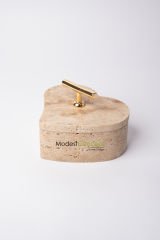 Traverten Kalp Kase Gold Kulp