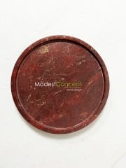 Kırmızı Mermer Tepsi 26cm Rosso Anatolia