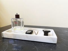 Beyaz Mermer Kutu & Düzenleyici 15x30