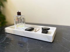 Beyaz Mermer Kutu & Düzenleyici 15x30