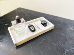 Beyaz Mermer Kutu & Düzenleyici 15x30