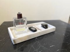 Beyaz Mermer Kutu & Düzenleyici 15x30