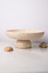 Traverten Yuvarlak Kase