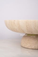 Traverten Yuvarlak Kase