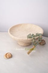 Traverten Yuvarlak Kase