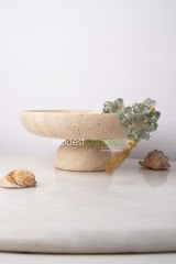 Traverten Yuvarlak Kase