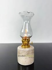 Dekoratif Mermer Gaz Lambası