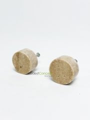 Traverten Mermer Çekmece / Dolap Kulp'u 2 ADET