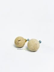 Traverten Mermer Çekmece / Dolap Kulp'u 2 ADET Top kulp