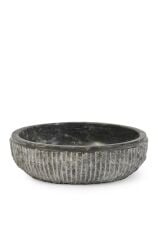 Doğal taş özel tasarım gri mermer kase