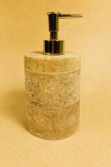 Doğal traverten sıvı sabunluk traverten sıvı sabunluk GOLD