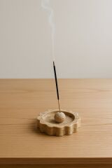 Traverten yuvarlak tütsülük