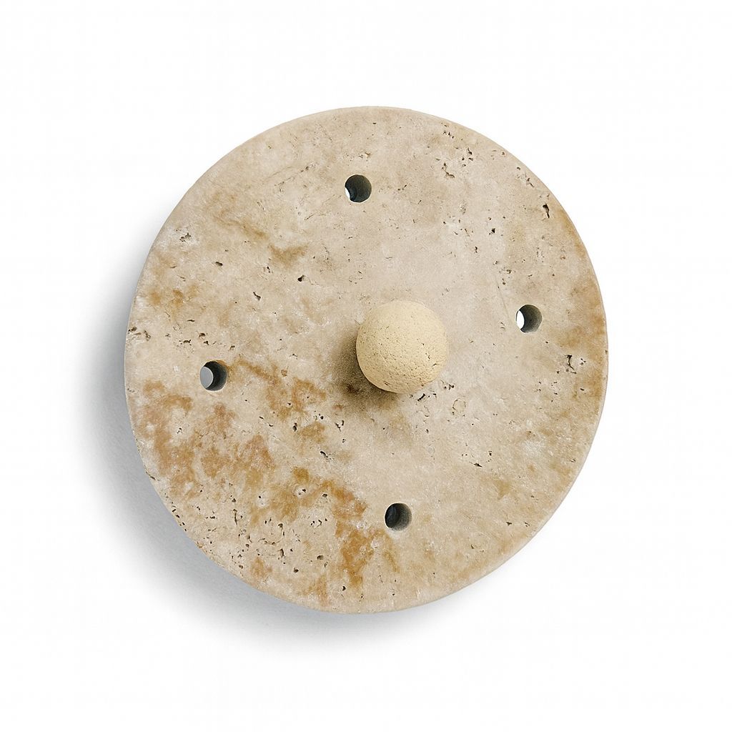 Traverten dolma/ sarma kapağı taşı 20CM