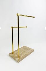 Traverten Kollu Havluluk Gold