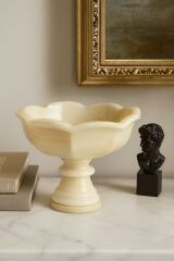 Krem onyx mermer kase - Dekoratif kase