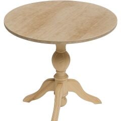 Traverten Mermer Klasik Ahşap orta sehpa