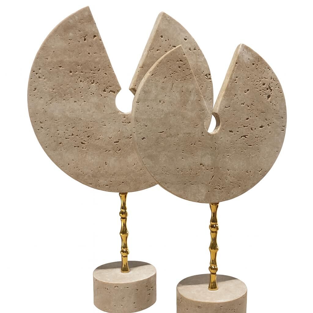 Doğal taş modern geometrik obje