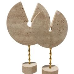 Doğal taş modern geometrik obje