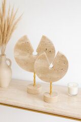 Doğal taş modern geometrik obje