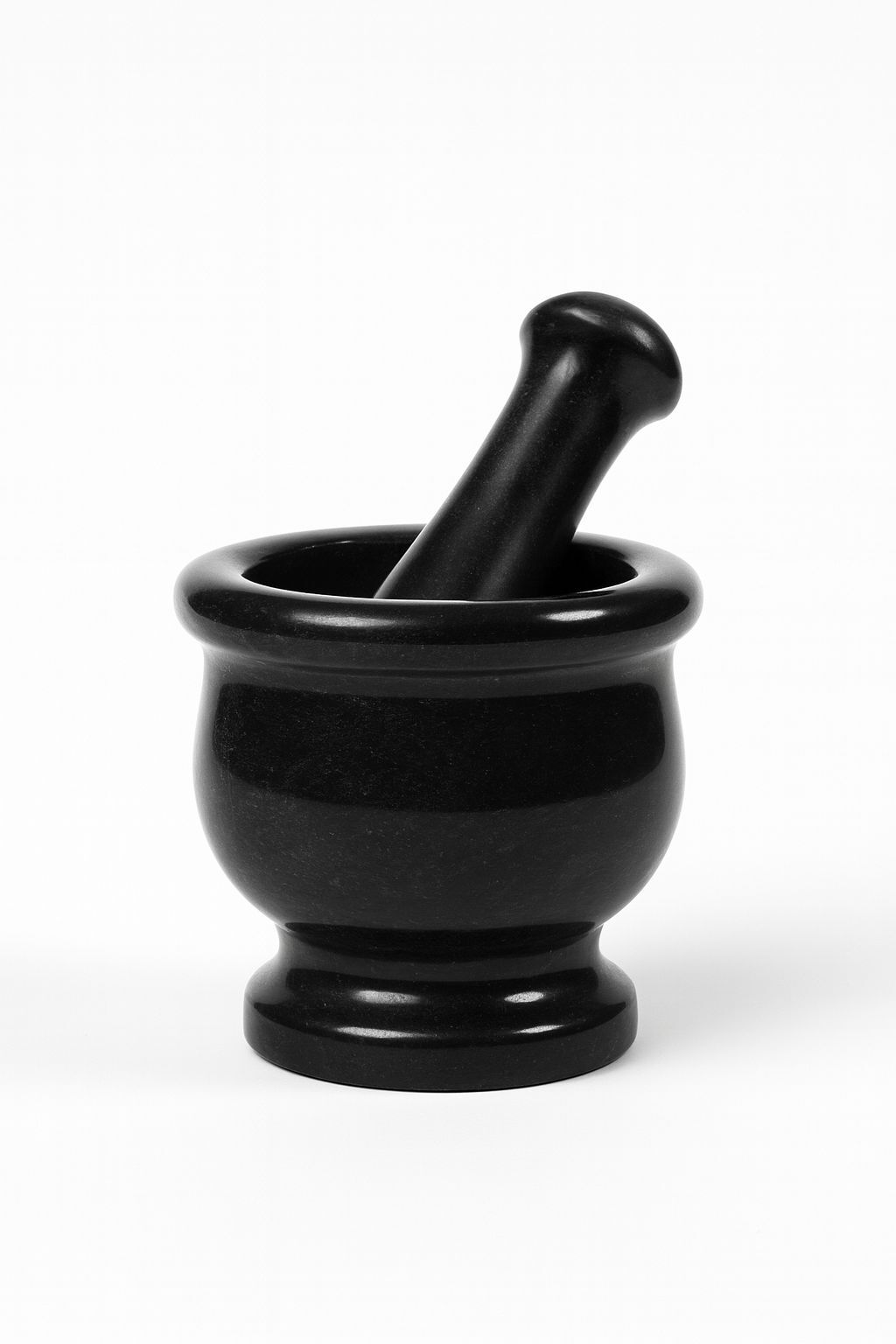 Doğal siyah mermer Havan