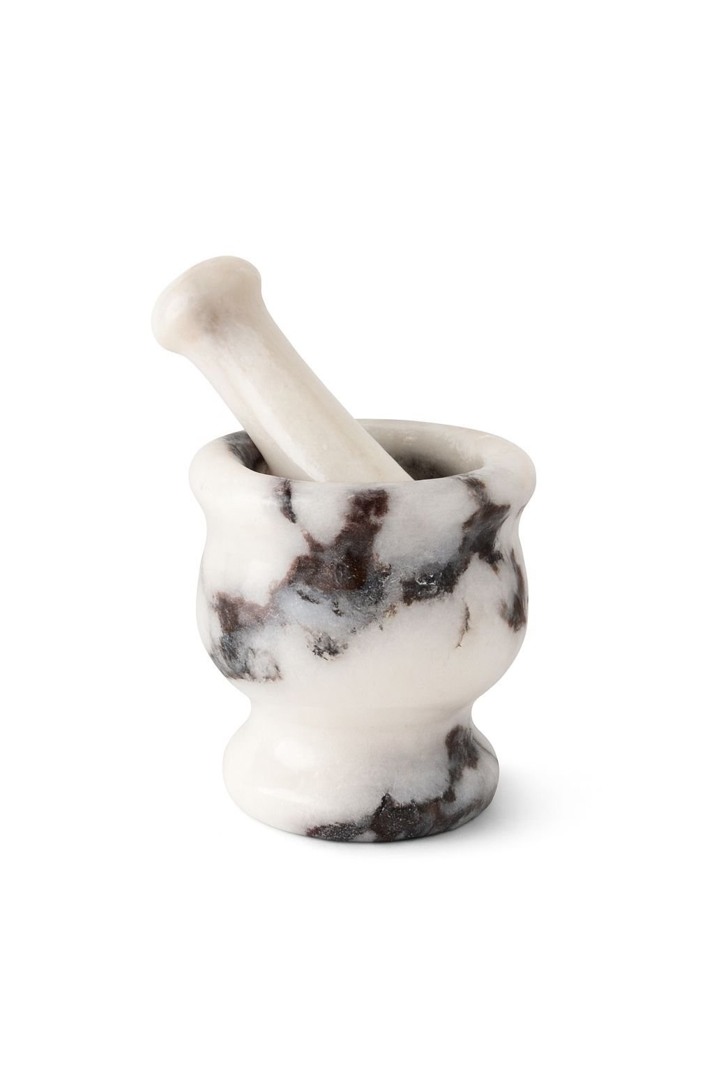 Doğal Menekşe mermer Havan & Dövücü