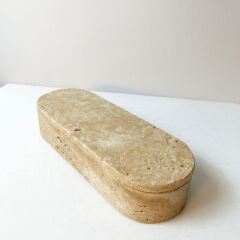 Traverten kutu - Doğal taş dekoratif kutu