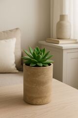 Doğal Doku Taş Kap