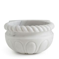 Doğal beyaz mermer hamam kurnası