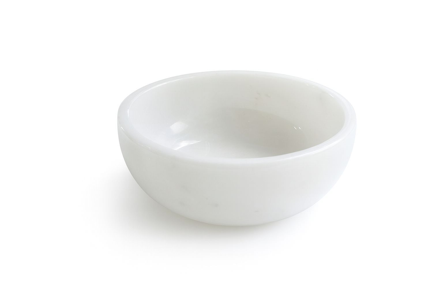 Doğal beyaz mermer kase