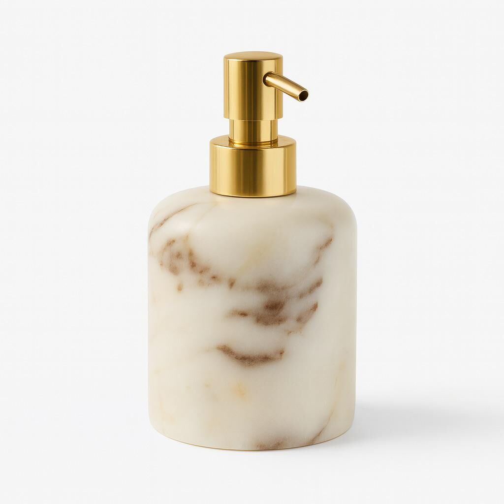 Doğal menekşe sıvı sabunluk - Gold pompa'lı