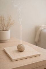 Doğal kare mermer tütsülük