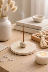 Doğal yuvarlak mermer tütsülük