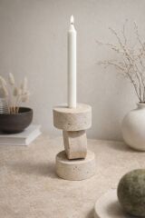 Luna Traverten mumluk