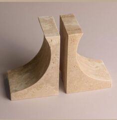 Traverten kitap tutucu