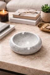 Doğal mermer küllük - Doğal beyaz mermer küllük