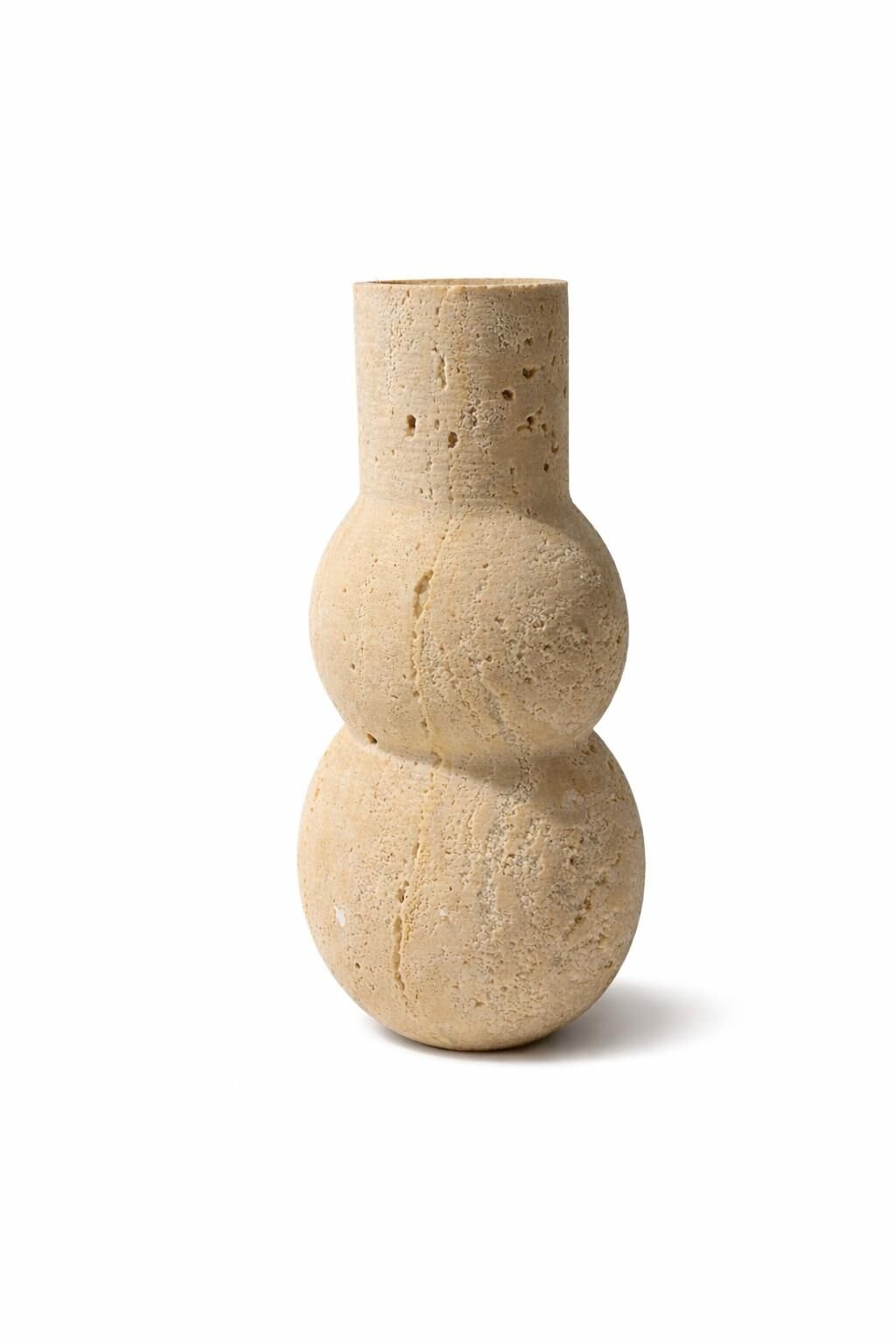 Traverten Form Dekoratif Vazo