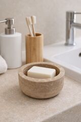 Doğal Traverten Kase