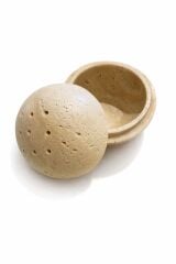 Doğal Traverten Buhurdanlık – Küre Form Tütsülük