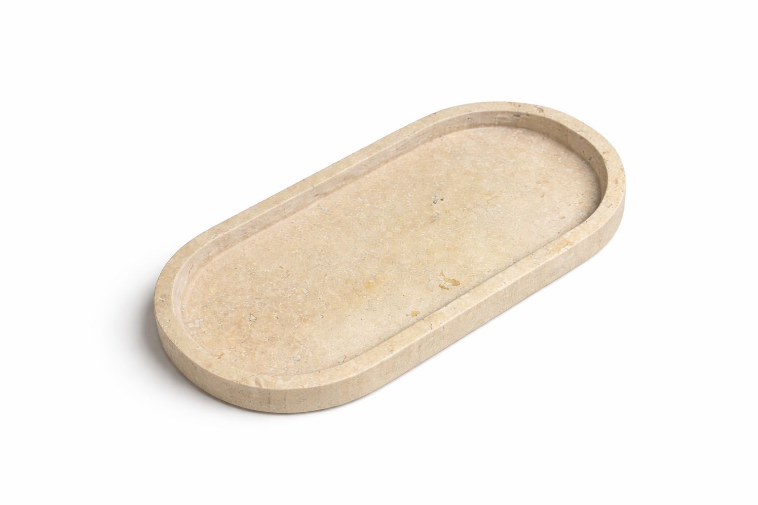 Traverten Oval Tepsi -  15X30 Tepsi