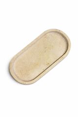 Traverten Oval Tepsi -  15X30 Tepsi