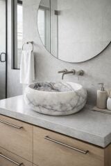 Leylak Mermer Lavabo