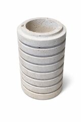 Traverten Silindir Vazo & Organizer – Doğal Taş Şıklığı