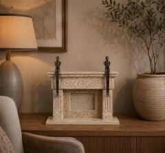 Rusticana Luxury Traverten Dekor Şömine