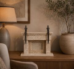 Rusticana Luxury Traverten Dekor Şömine