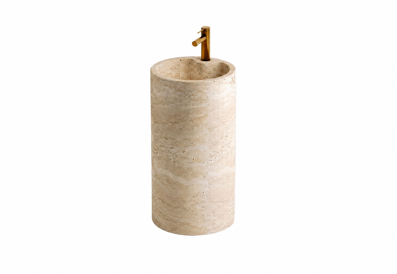Traverten Monoblok Lavabo