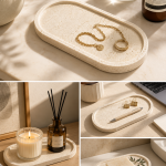 13 x 28 Ivory Light Dekoratif Tepsi
