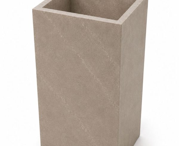 Bej Mermer Monoblok Lavabo