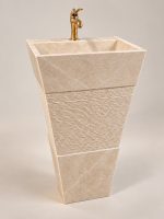 LUMİNA Bej Mermer Lavabo - Görsel 4