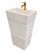 Lunara – Doğal Taş Freestanding Lavabo - Görsel 2