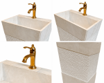 Lunara – Doğal Taş Freestanding Lavabo - Görsel 3